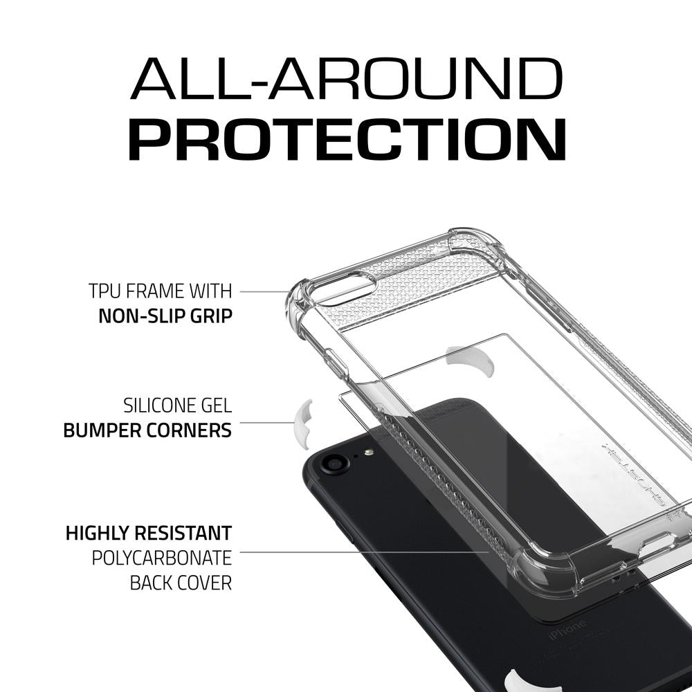 iPhone 7 Case, Ghostek Covert 2 Series for iPhone 7 Protective Case [White] 