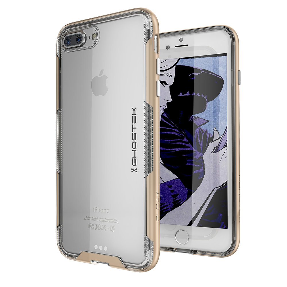 iPhone 8+ Plus Case, Ghostek Cloak 3 Series  for iPhone 8+ Plus  Case [GOLD] (Color in image: Red)