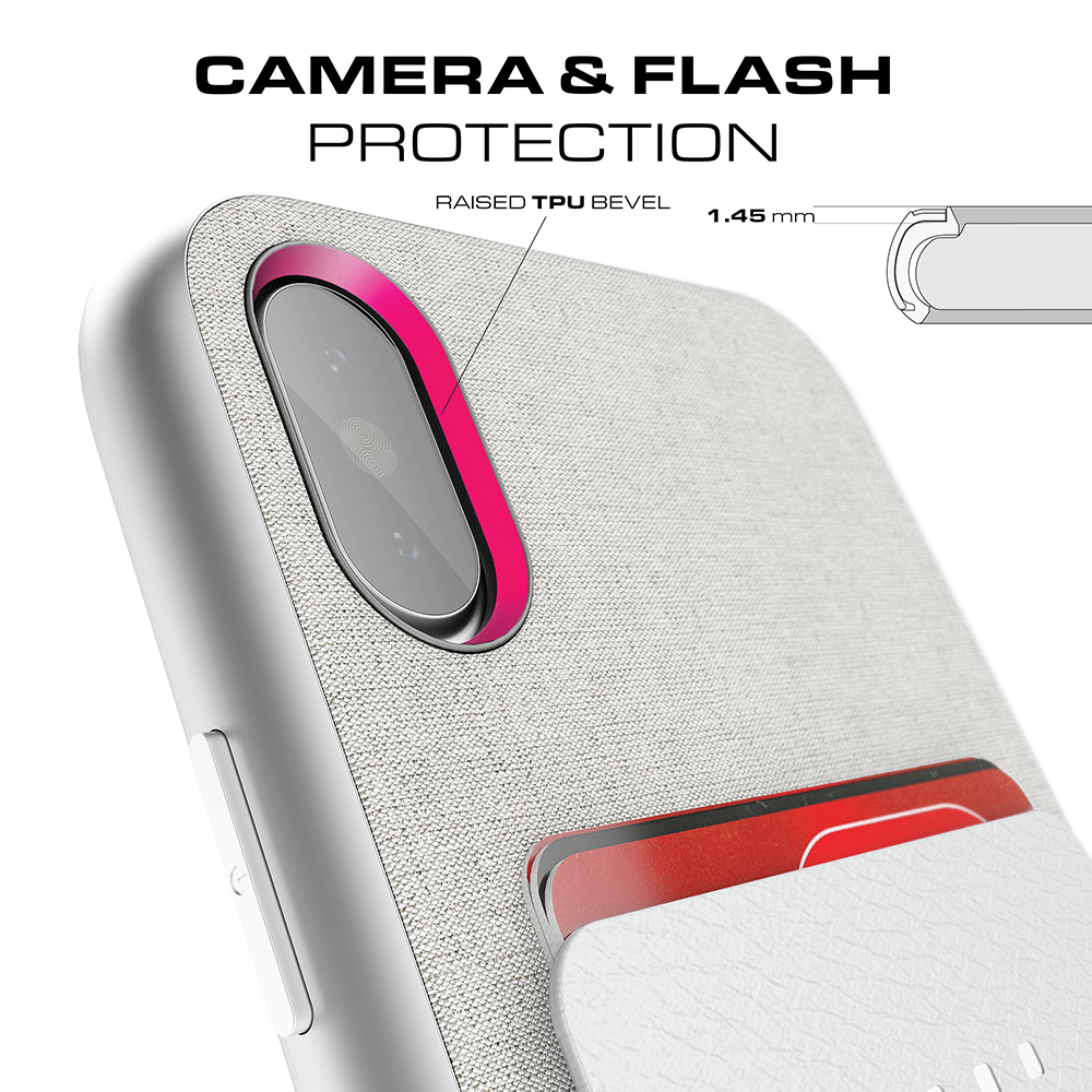 iPhone 8+ Plus Case, Ghostek Exec 2 Series for  iPhone 8+ Plus Protective Wallet Case [ROSE PINK] 