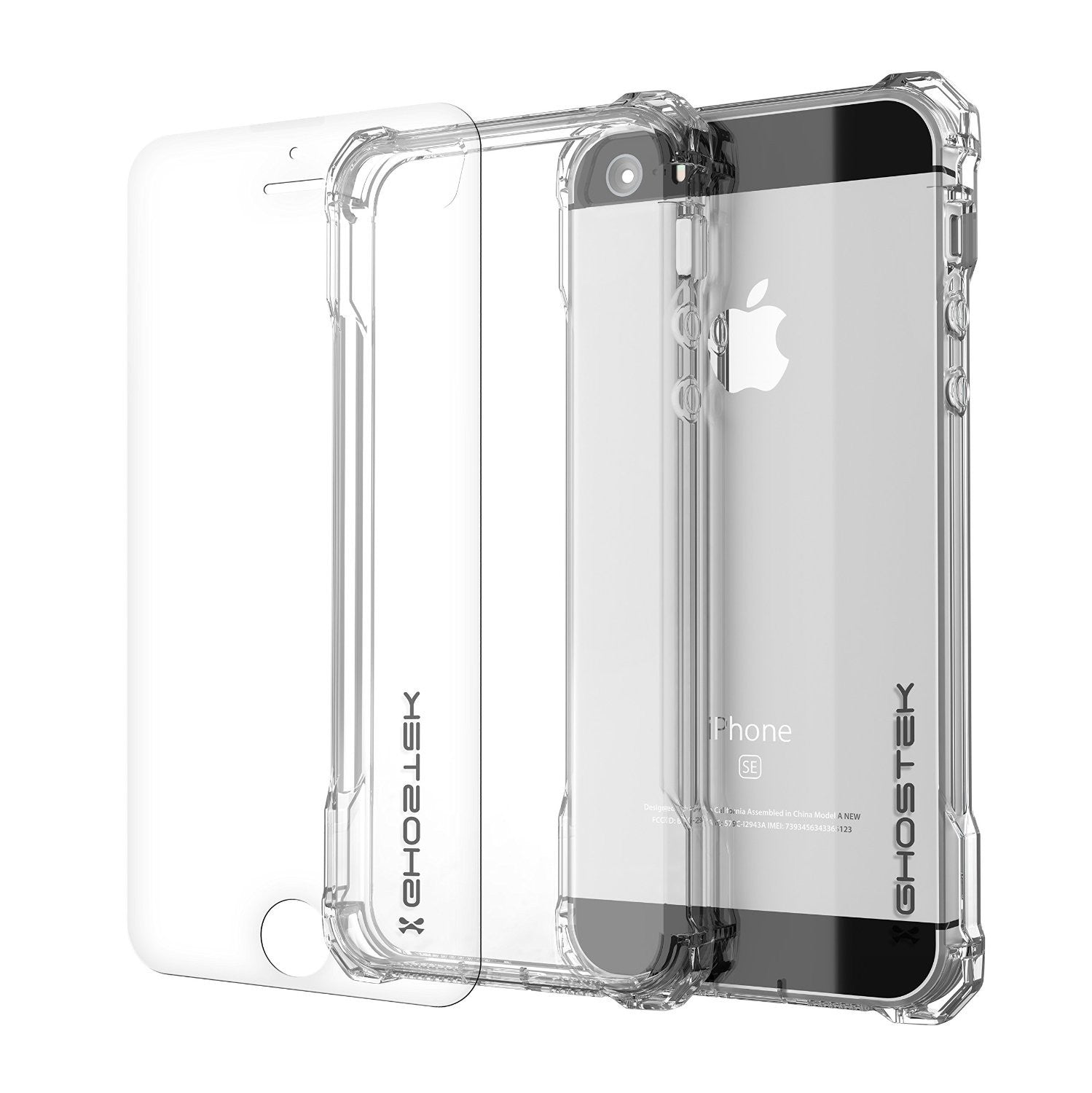 Capa para iPhone SE, Ghostek® Covert Clear, Armadura Protetora de Impacto Premium | Troca de Garantia Vitalícia