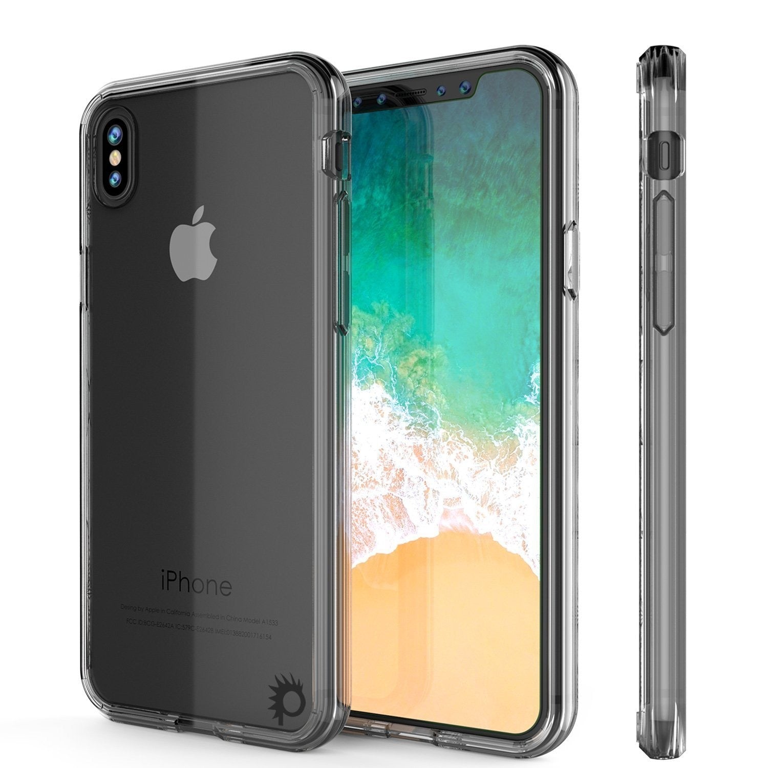 Capa de iPhone XS Max, PUNKcase [Série Lucid 2.0] [Ajuste Slim] Estojo Protetor [Transparente]