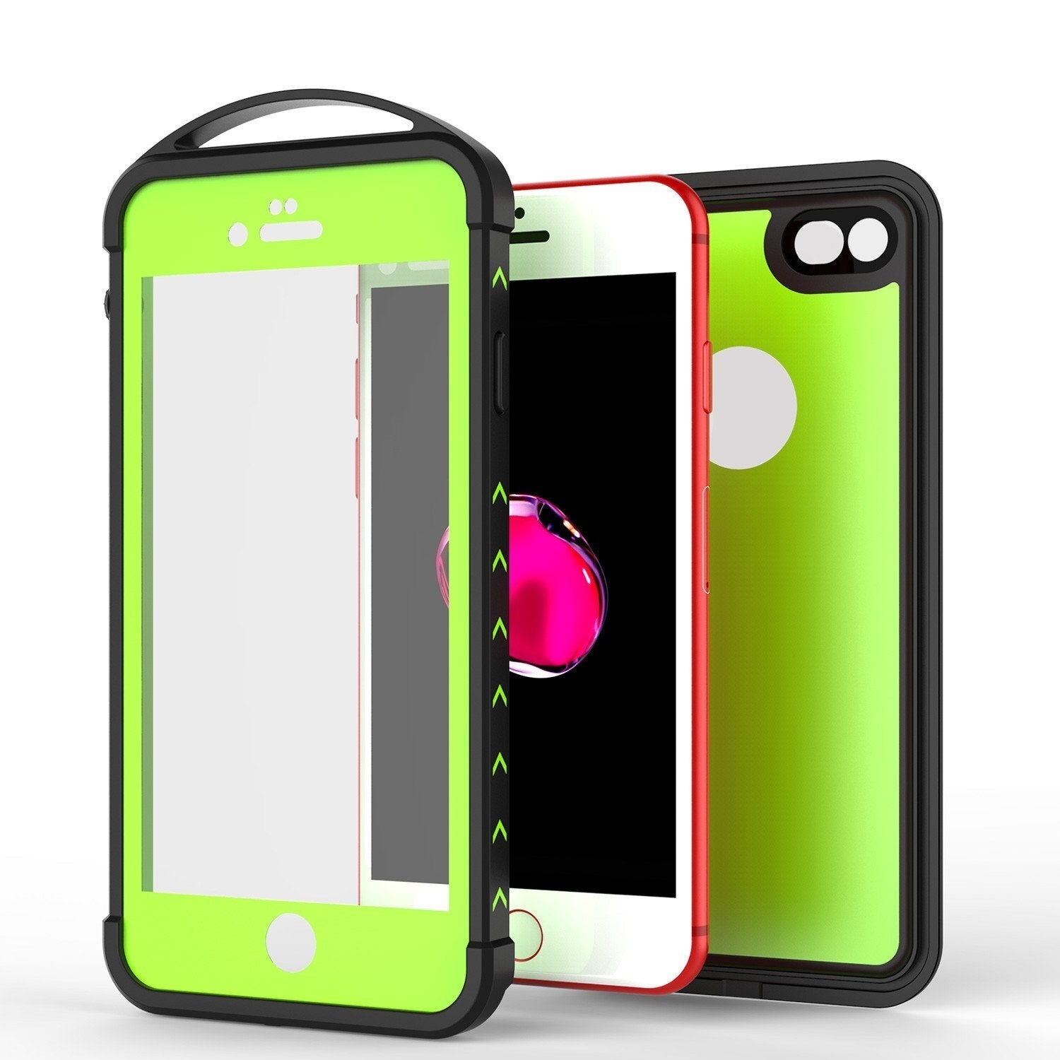 iPhone SE (4.7") Waterproof Case, Punkcase ALPINE Series, Light Green | Heavy Duty Armor Cover (Color in image: black)