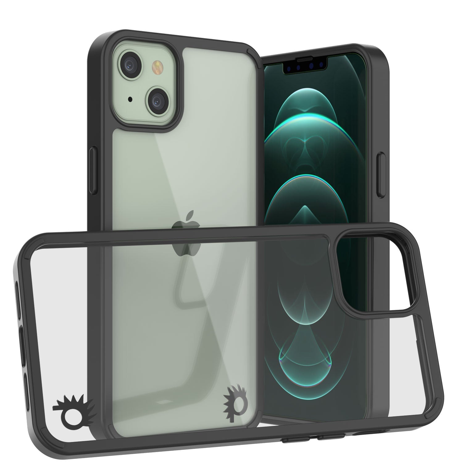 Capa iPhone 13 Punkcase® LUCID 2.0 Série Preto c/ Protetor de Tela PUNK SHIELD | Ajuste Ultra