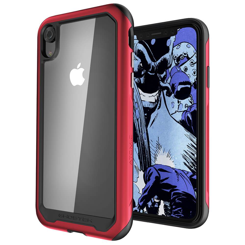 Capa iPhone Xr, Ghostek Atomic Slim 2 Series para iPhone Xr - Capa Resistente Resistente de Alto Desempenho | VERMELHO