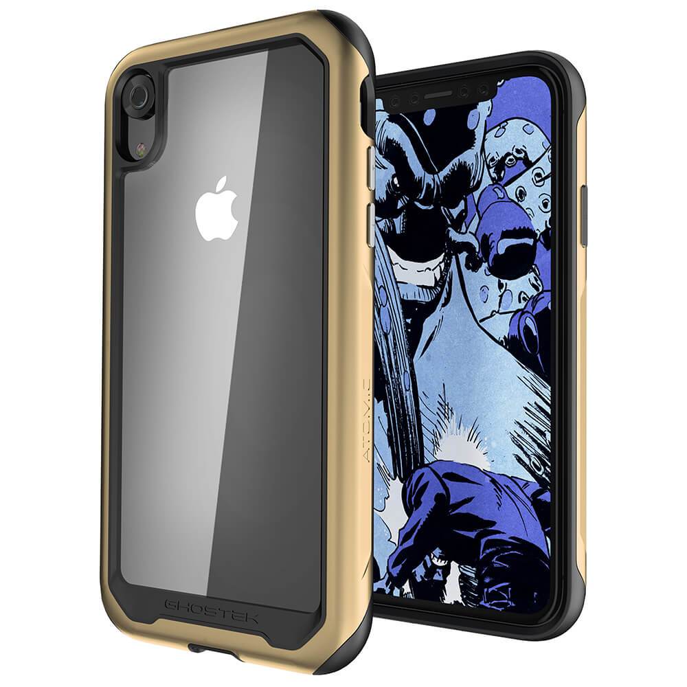 Capa para iPhone Xr, Ghostek Atomic Slim 2 Series para iPhone Xr Caixa Resistente Resistente Resistente|OURO