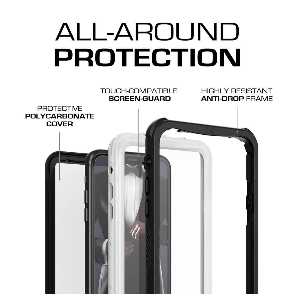iPhone Xr  Case ,Ghostek Nautical Series  for iPhone Xr Rugged Heavy Duty Case | WHITE 