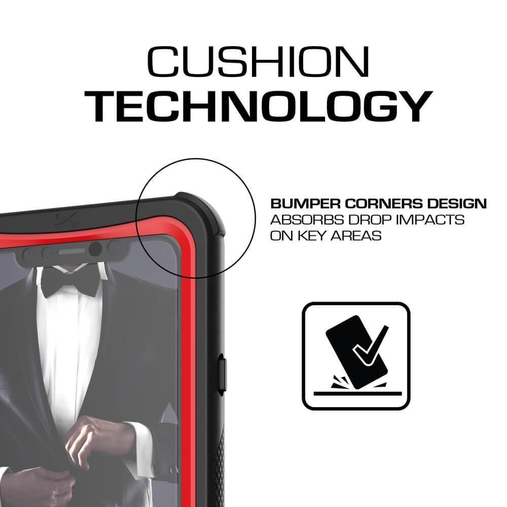 iPhone Xr  Case ,Ghostek Nautical Series  for iPhone Xr Rugged Heavy Duty Case |  RED 