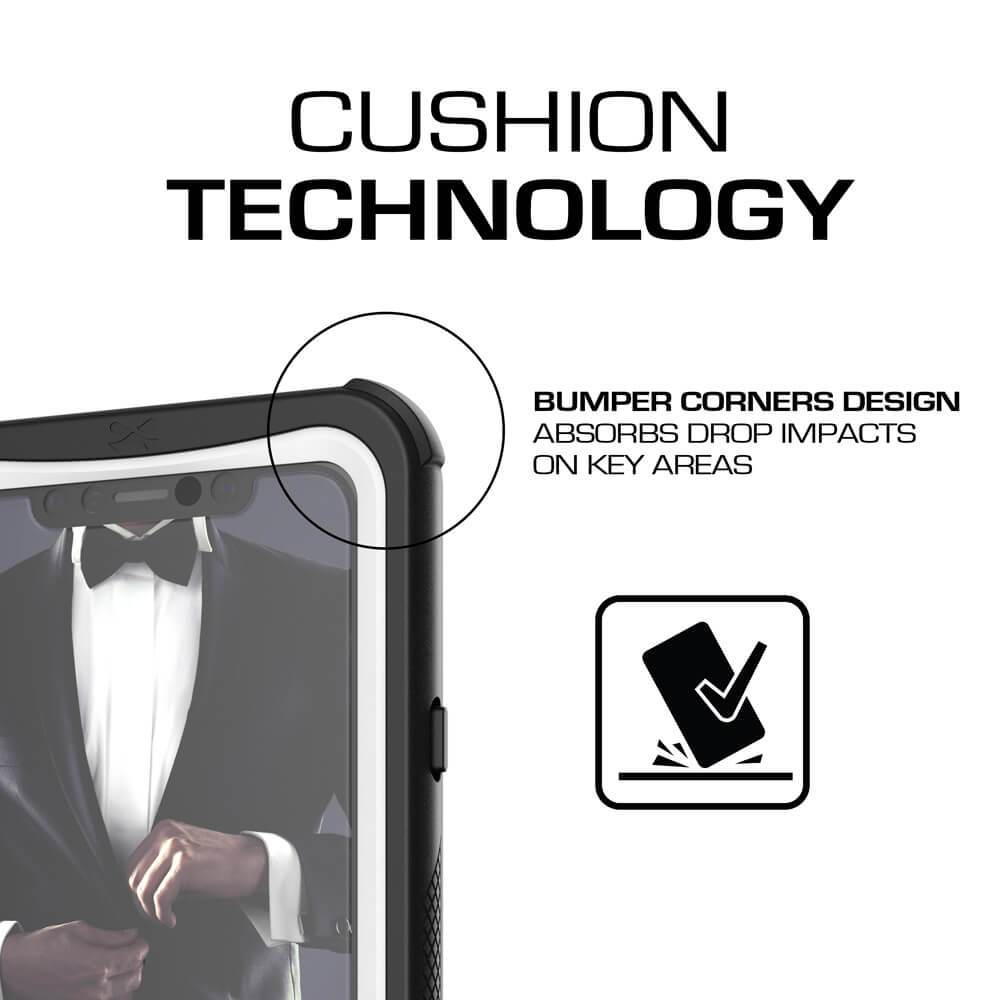 iPhone Xr  Case ,Ghostek Nautical Series  for iPhone Xr Rugged Heavy Duty Case | WHITE 