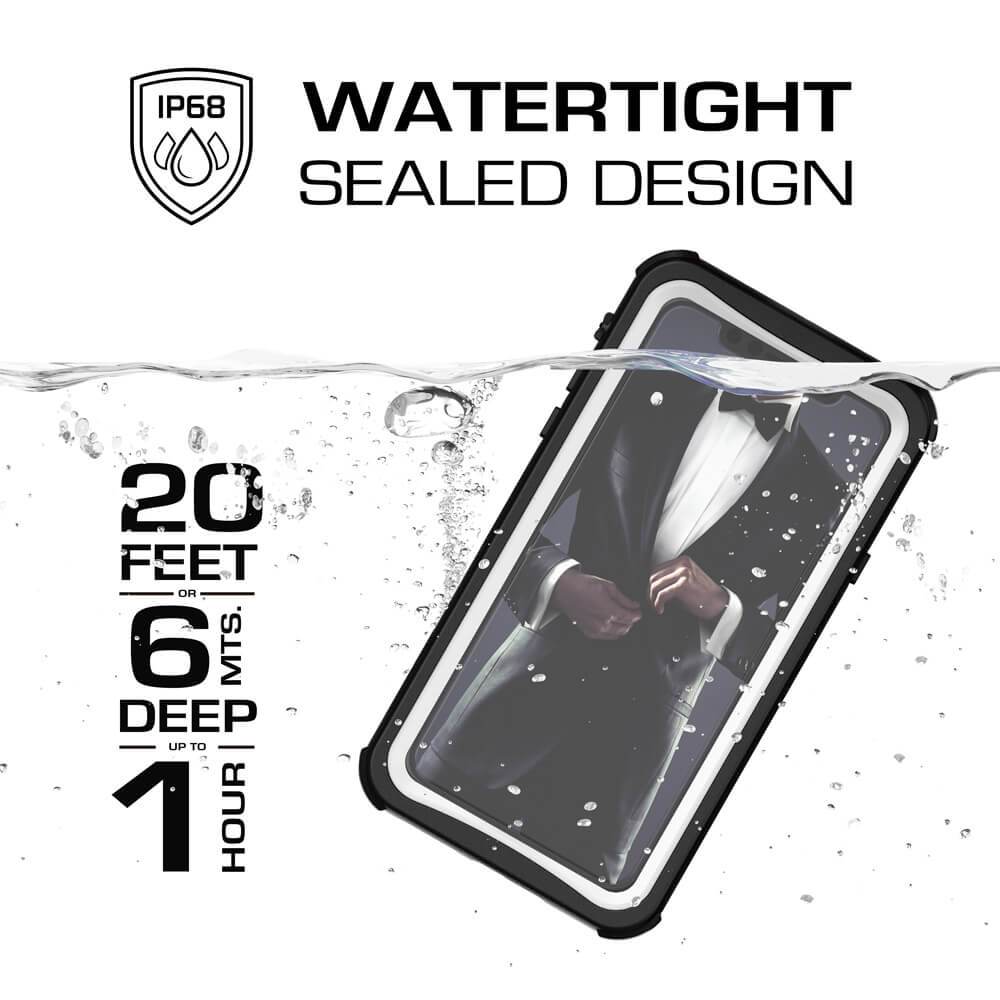 iPhone Xr  Case ,Ghostek Nautical Series  for iPhone Xr Rugged Heavy Duty Case | WHITE 