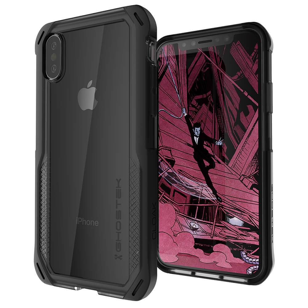 Capa para iPhone Xs, Ghostek Cloak 4 Series para iPhone Xs / Capa para iPhone Pro | PRETO