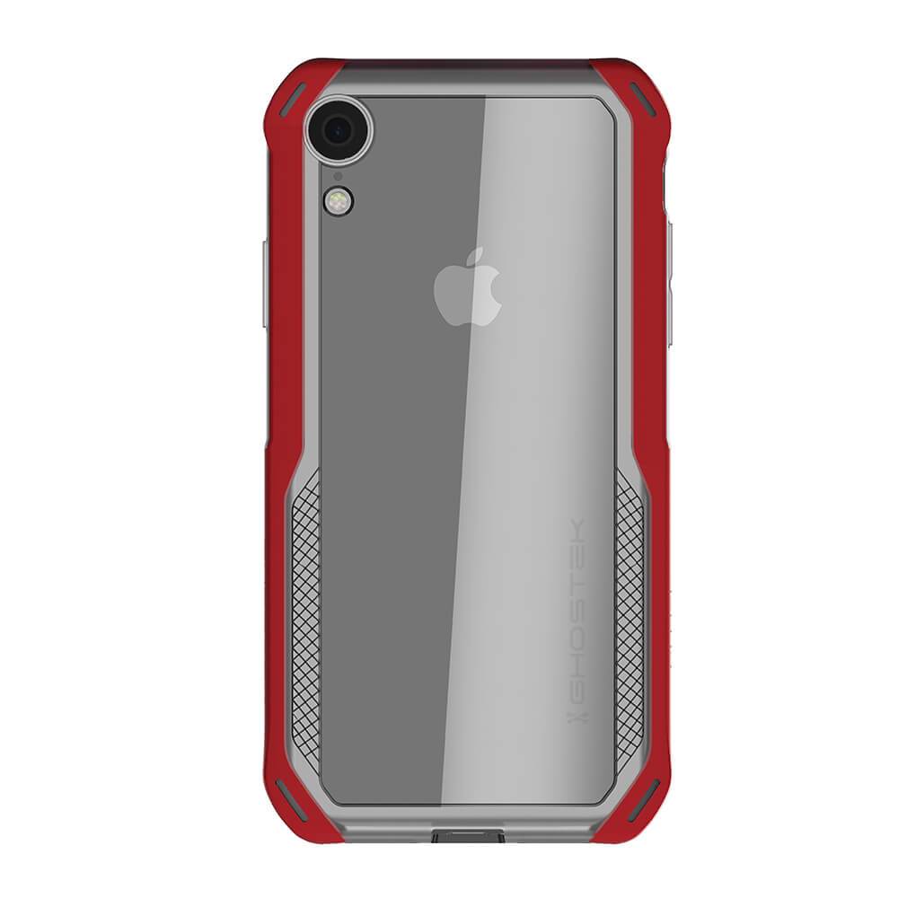 iPhone Xr Case, Ghostek Cloak 4 Series  for iPhone Xr / iPhone Pro Case | RED-CLEAR 