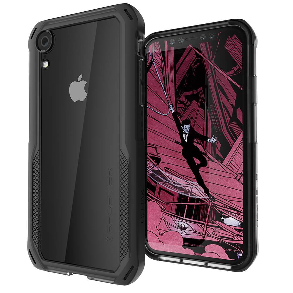 Capa iPhone Xr, Ghostek Cloak 4 Série para iPhone Xr / Capa iPhone Pro | PRETO