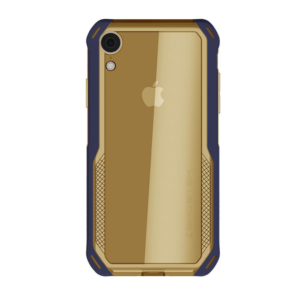 iPhone Xr Case, Ghostek Cloak 4 Series  for iPhone Xr / iPhone Pro Case | BLUE-GOLD 