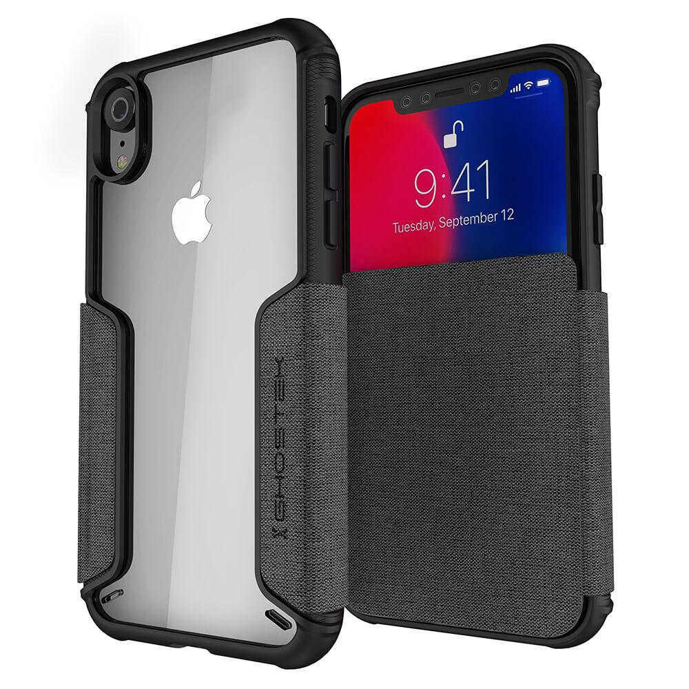 Capa para iPhone Xr, Série Ghostek Exec 3 para iPhone Xr / Capa protetora para iPhone Pro [CINZA]