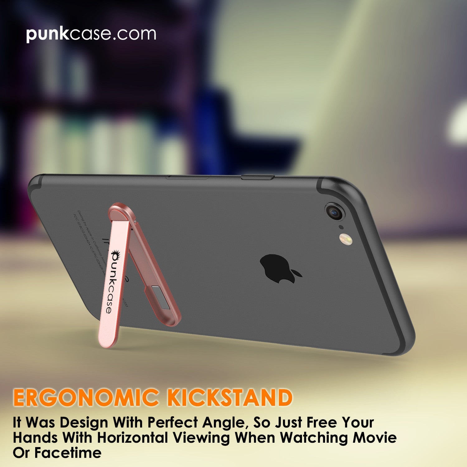Punkcase So Just Free Your Hands With Horizontal Viewing When Watching Movie Or Facetime (Color in image: Gold)