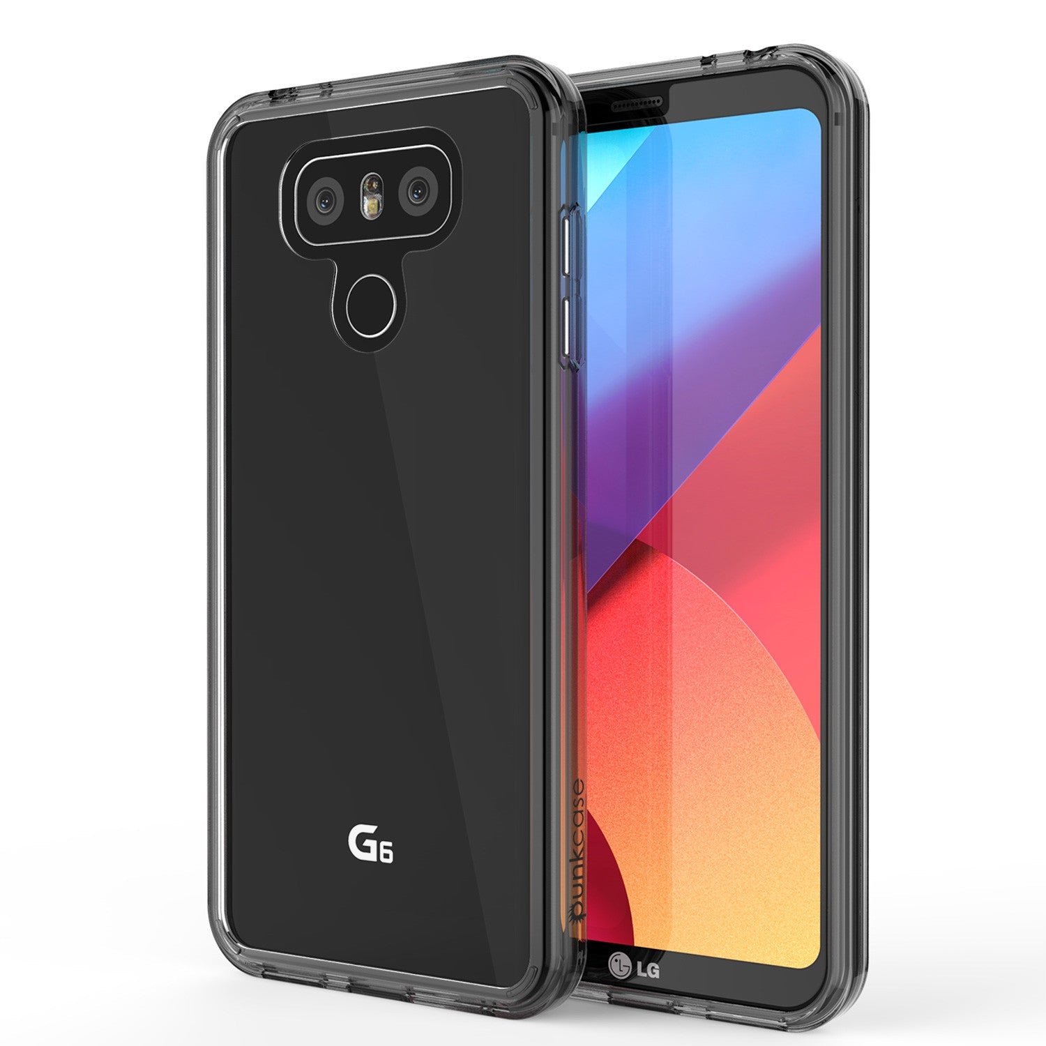 Capa LG G6 Punkcase® LUCID 2.0 Série Crystal Black com Protetor de Tela PUNK SHIELD | Ultra Fit