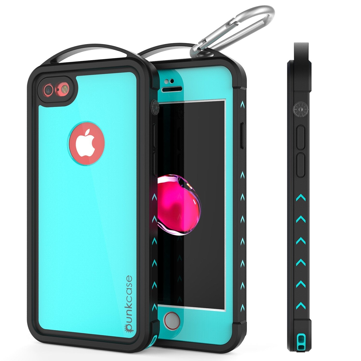 Capa à Prova d'Água para iPhone 7, Série ALPINE da Punkcase, Azul-petróleo | Capa Resistente de Armadura Pesada