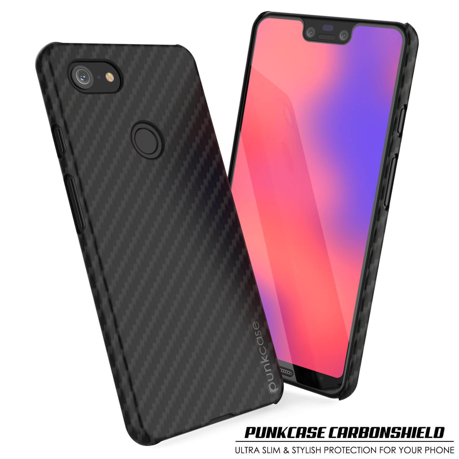 Google Pixel 4 XL CarbonShield Heavy Duty & Ultra Thin Leather Cover