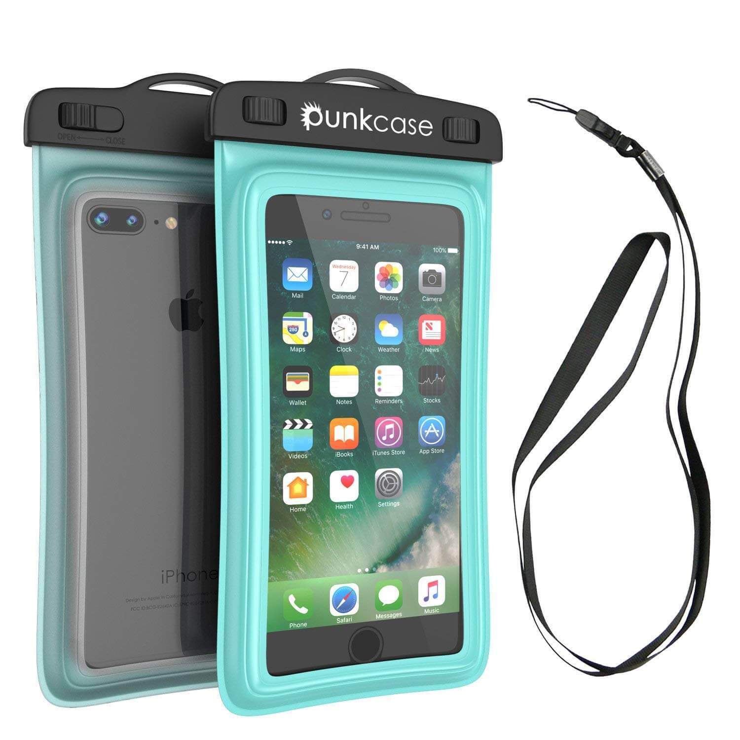 Bolsa à prova d'água para telefone, PunkBag Bolsa flutuante universal para a maioria dos celulares [Turquesa]
