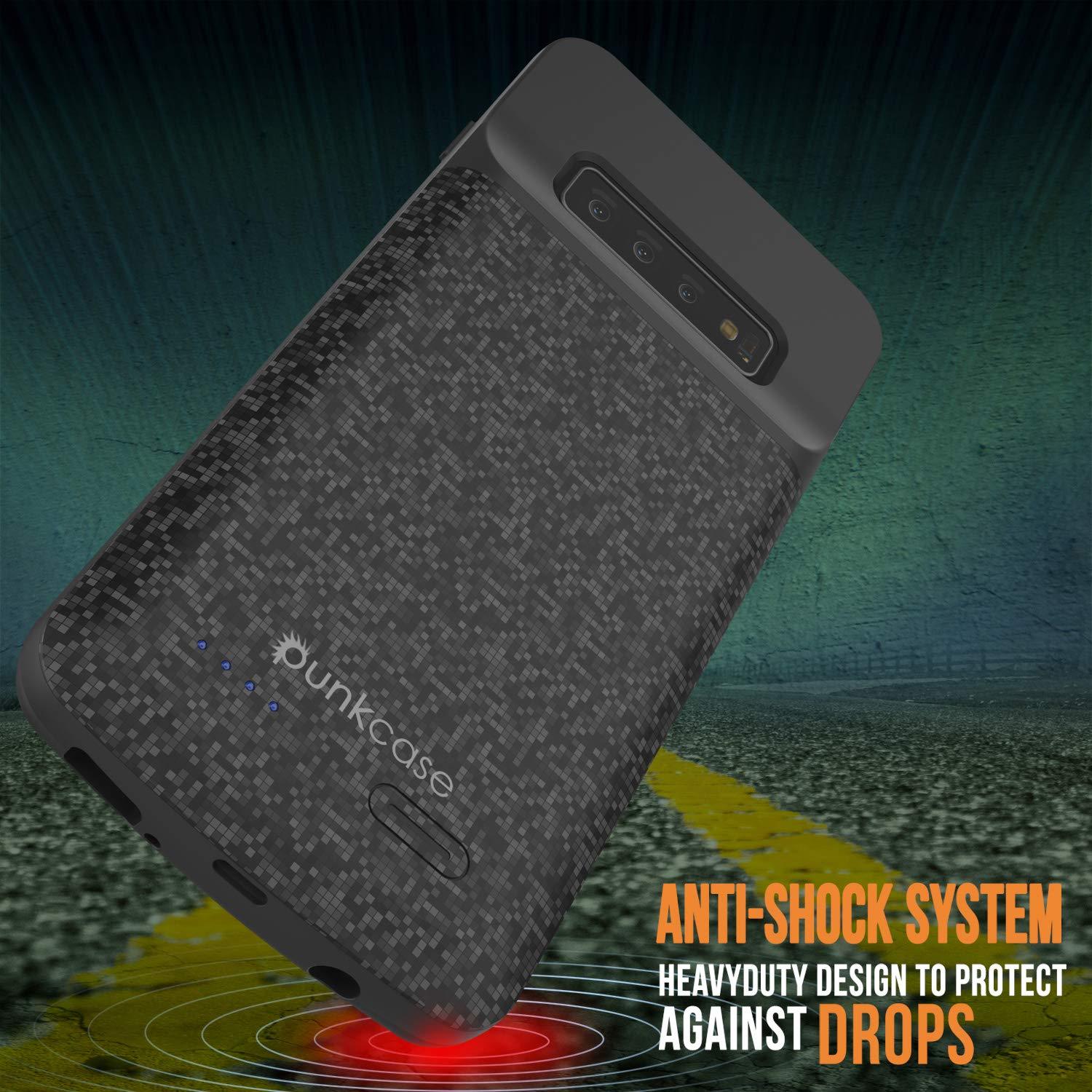 PunkJuice S10 Battery Case Black - Fast Charging Power Juice Bank with 4700mAh (Color in image: Rose-Gold)