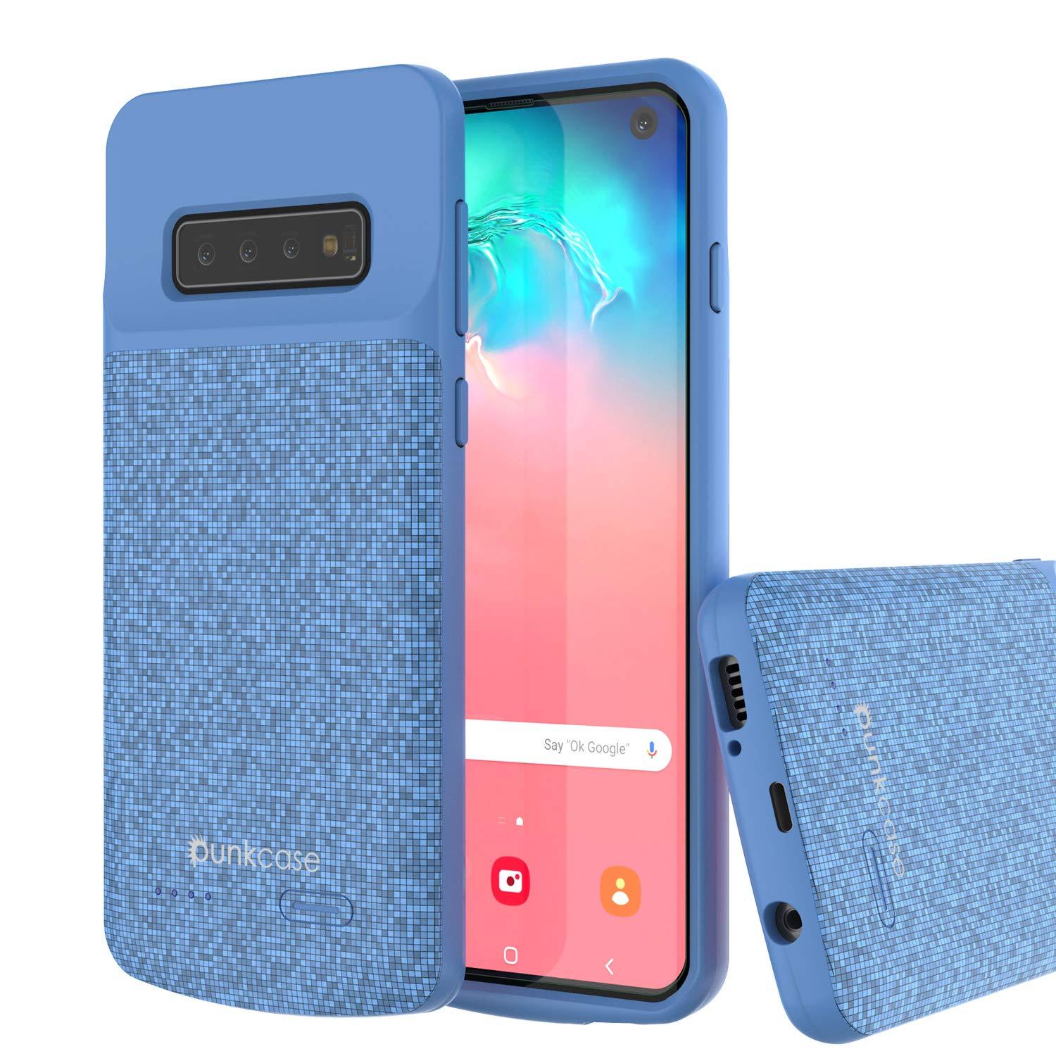 Capa de Bateria PunkJuice S10 Azul - Banco de Energia de Carregamento Rápido com 4700mAh