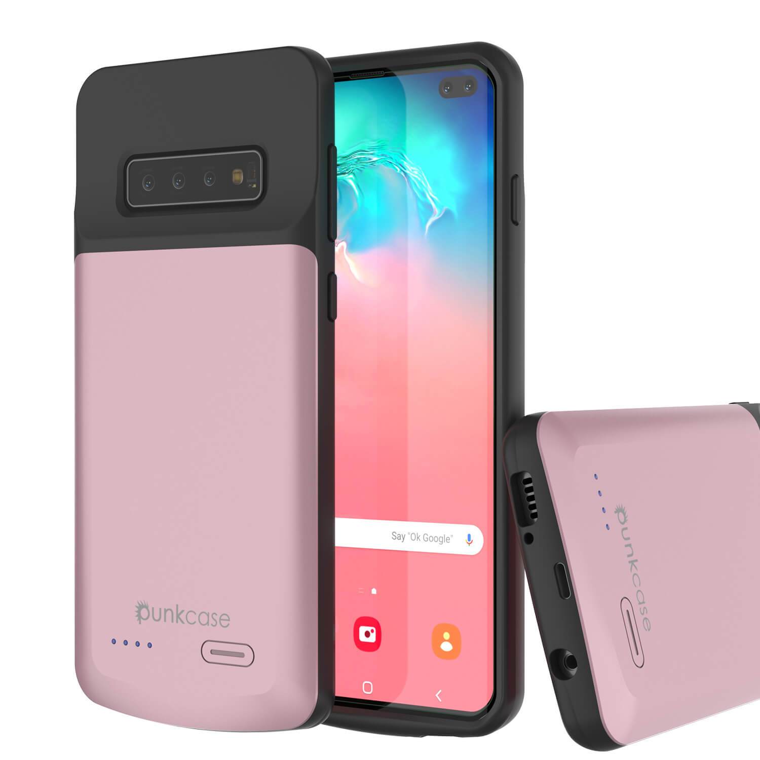 PunkJuice S10+ Plus Battery Case Rose - Fast Charging Power Juice Bank with 5000mAh (Color in image: Rose-Gold)