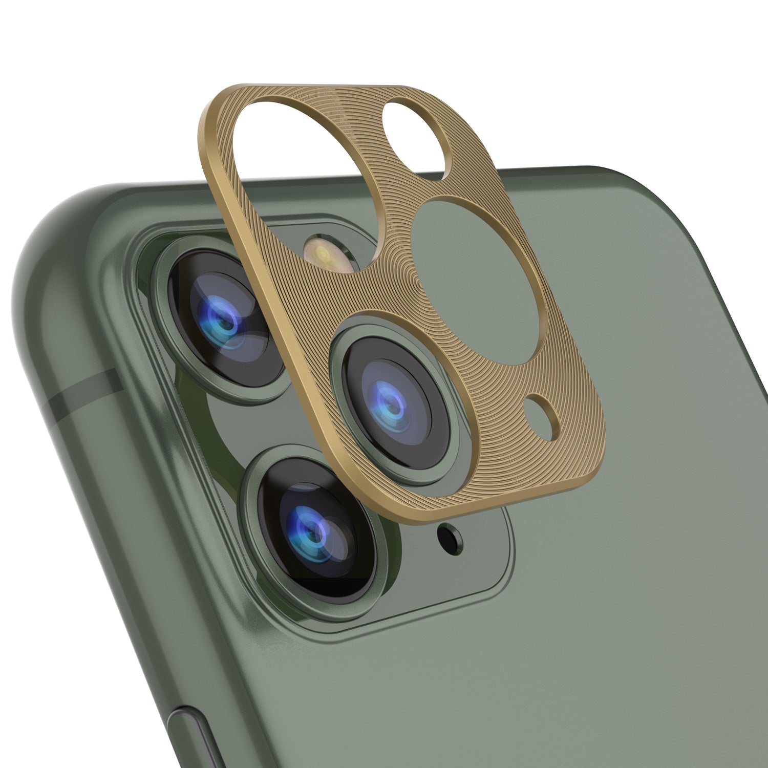 Proteção da câmera Punkcase iPhone 11 Pro Max [Dourado]