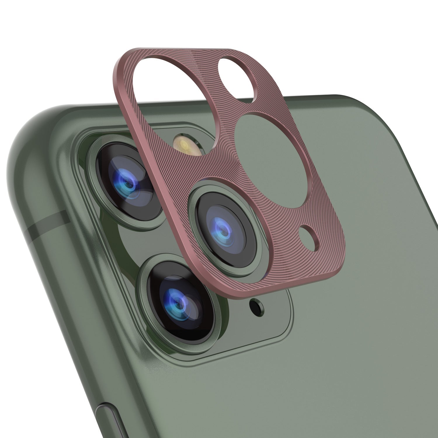 Protetor de Câmera Punkcase para iPhone 11 Pro Max Anel [Rose-Gold]