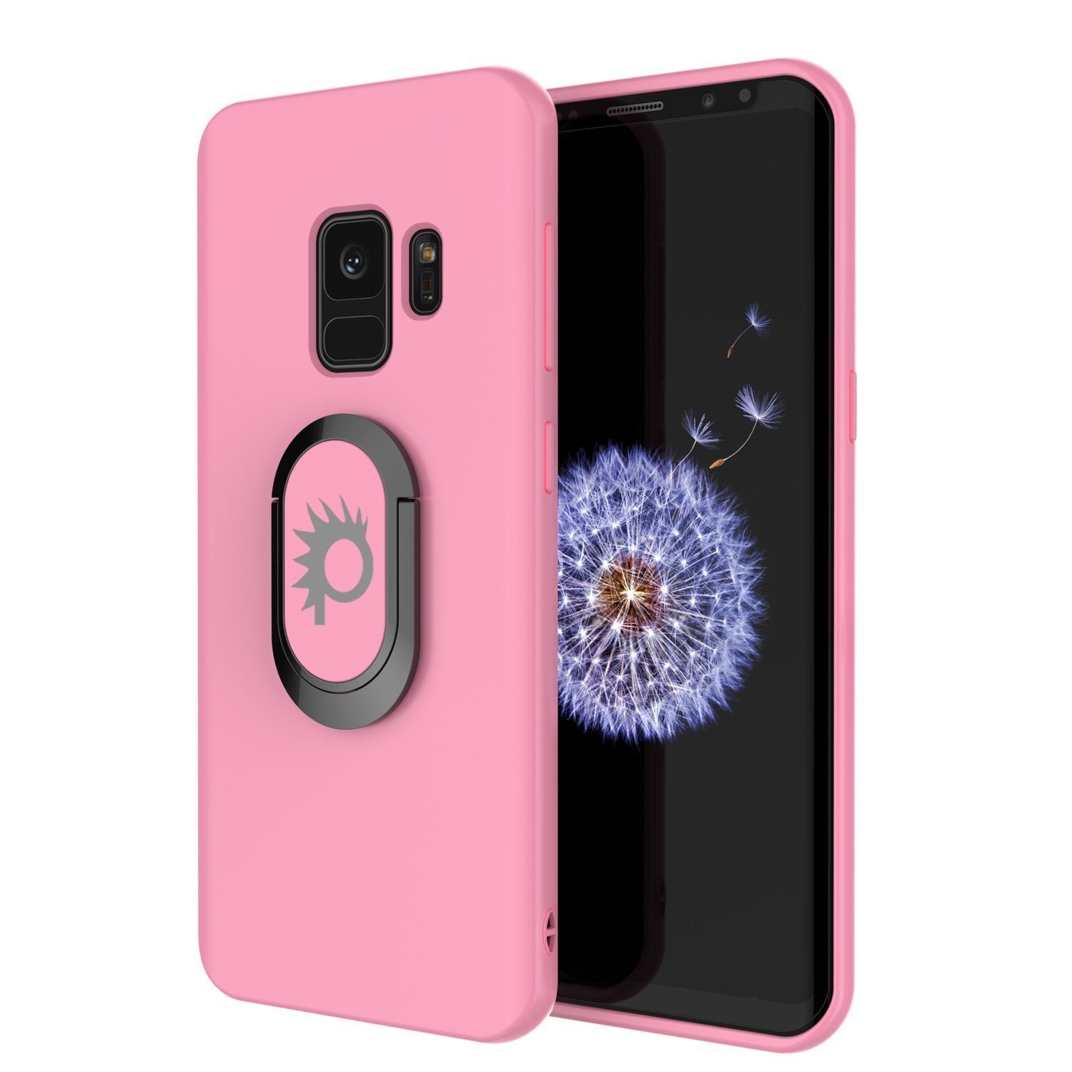 Capa Galaxy S10e, Capa protetora TPU Punkcase Magnetix com suporte, Protetor de tela [Rosa]