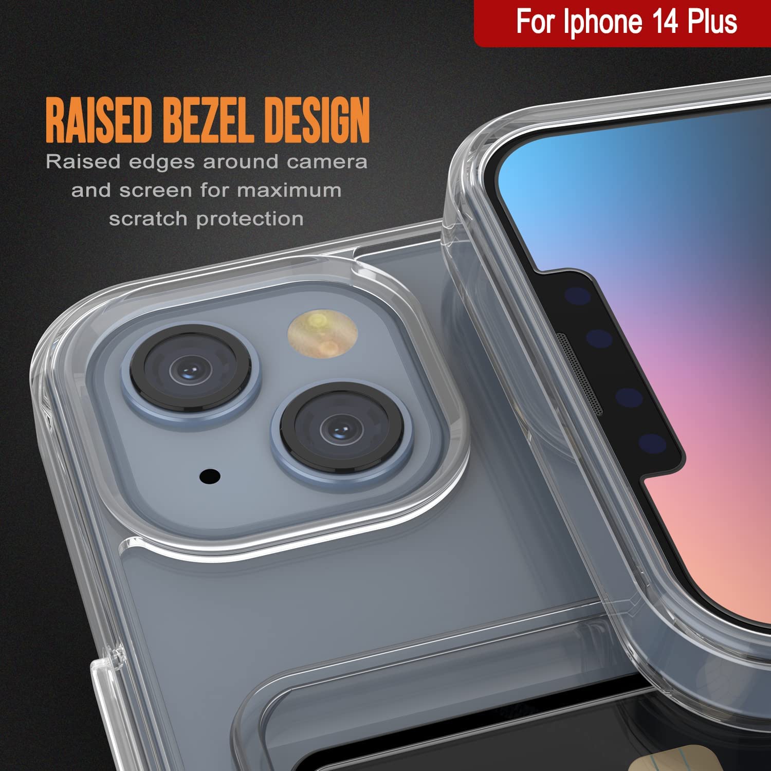 Capa de Carteira para iPhone 14 Plus [Série Crystal CardSlot] [Ajuste Slim]