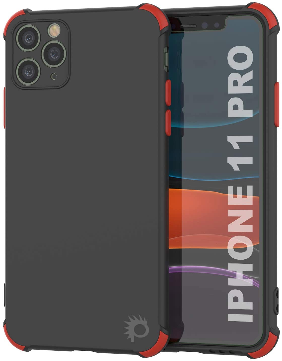 Capa protetora e leve em TPU Punkcase [Série Sunshine] para iPhone 11 Pro [Preto]