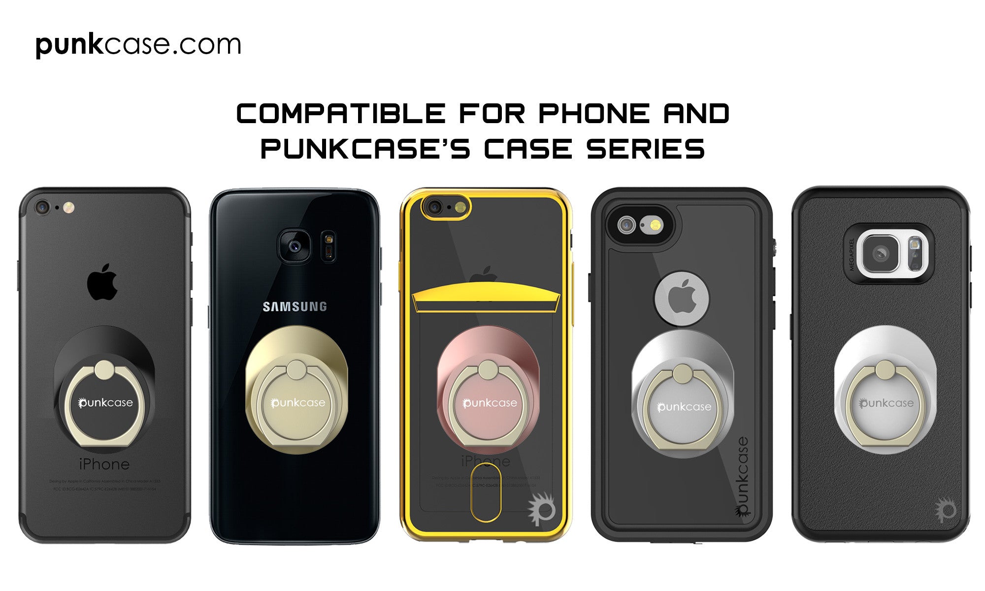 Punkcase COMPATIBLE FOR PHONE AND Punkcase S CASE SERIES (Color in image: Rose Gold)