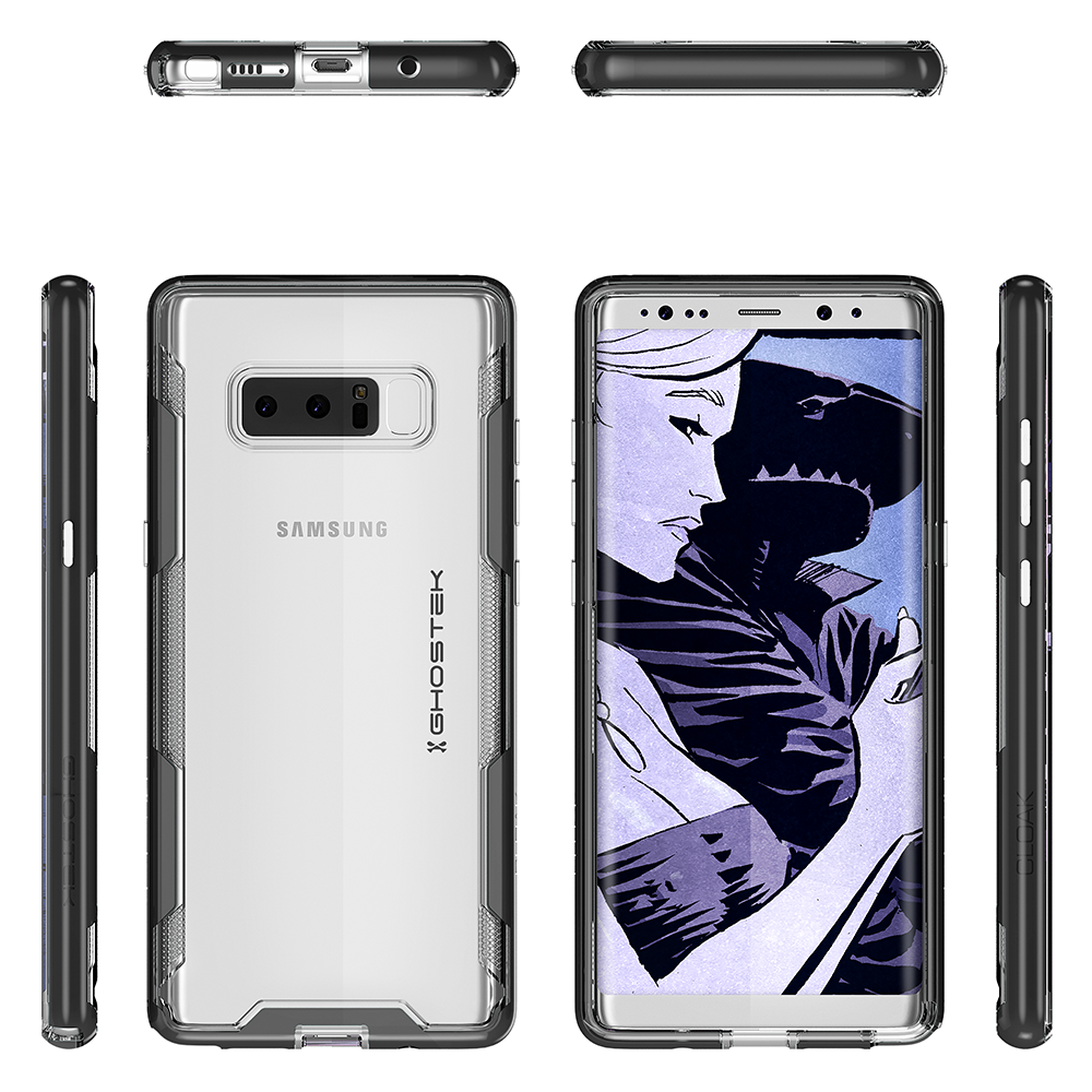 Galaxy Note 8 Case , Ghostek Cloak 3 Series  for Galaxy Note 8 [BLACK]