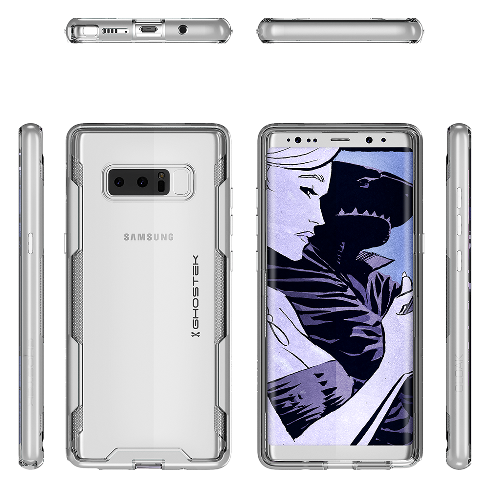 Galaxy Note 8 Case , Ghostek Cloak 3 Series  for Galaxy Note 8 [SILVER]