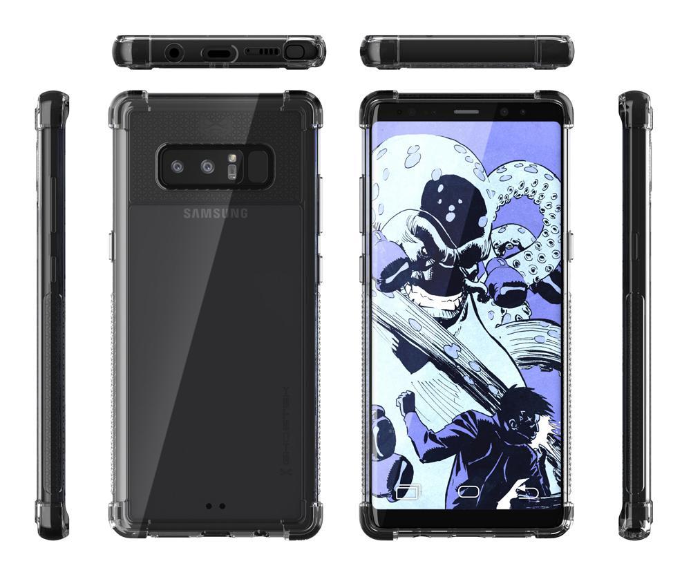 Galaxy Note 8 Case, Ghostek Covert 2 Series for Galaxy Note 8 Protective Case  [ BLACK] (Color in image: White)