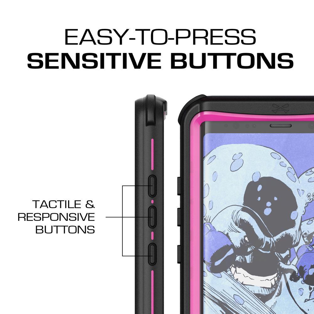 Galaxy Note 8, Ghostek Nautical Series  for Galaxy Note 8 Rugged Waterproof Case | PINK