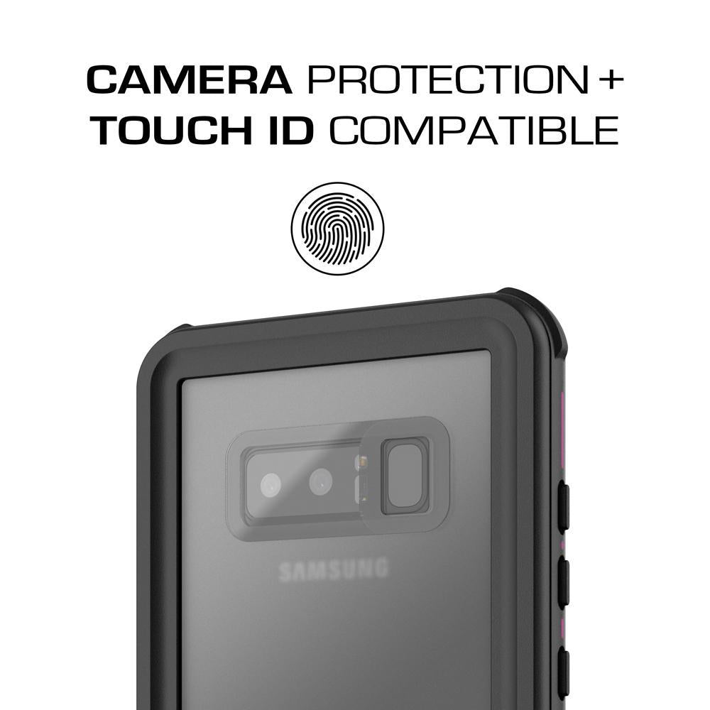 Galaxy Note 8, Ghostek Nautical Series  for Galaxy Note 8 Rugged Waterproof Case | PINK