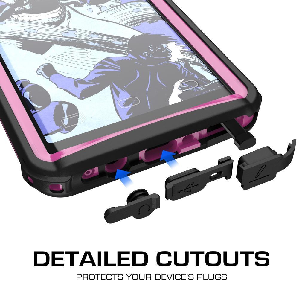 Galaxy Note 8, Ghostek Nautical Series  for Galaxy Note 8 Rugged Waterproof Case | PINK