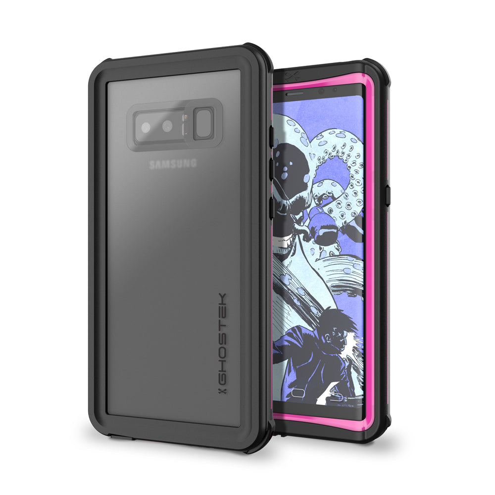 Galaxy Note 8, Capa à Prova d'água da Série Nautical Ghostek para Samsung Galaxy Note 8 Resistente | Rosa.
