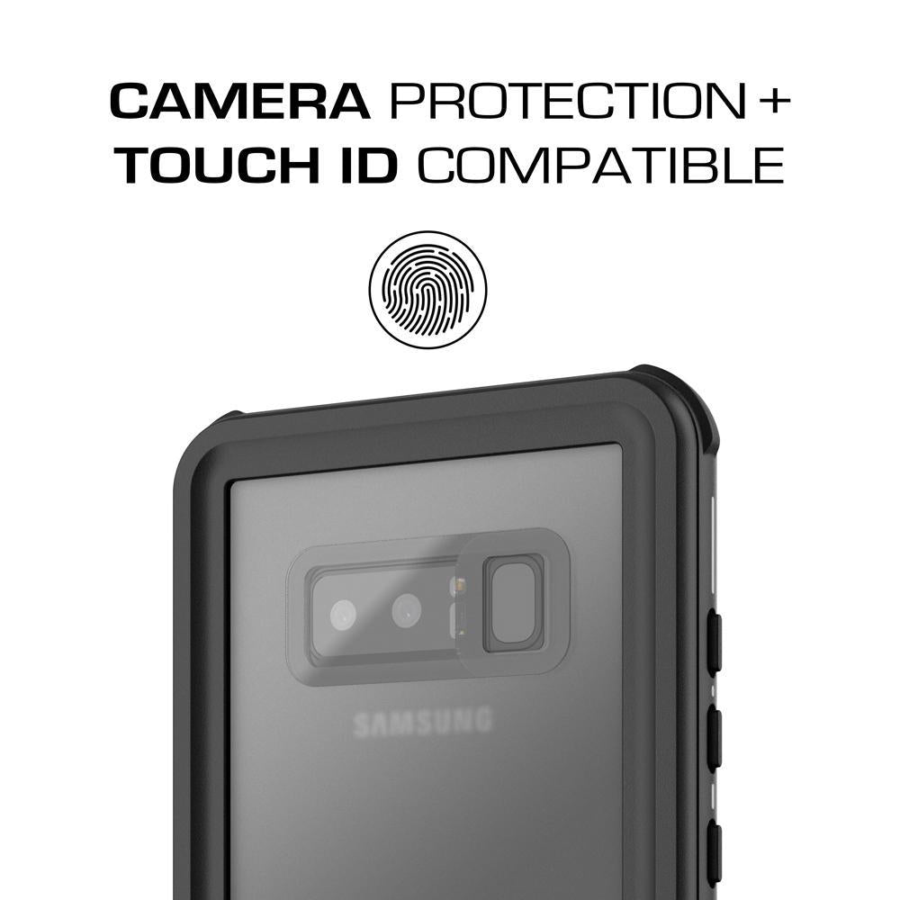 Galaxy Note 8, Ghostek Nautical Series  for Galaxy Note 8 Rugged Waterproof Case | WHITE