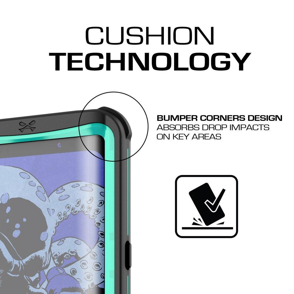 Galaxy S8 Waterproof Case, Ghostek Nautical Series (Teal) | Slim Underwater Full Body Protection (Color in image: Green)