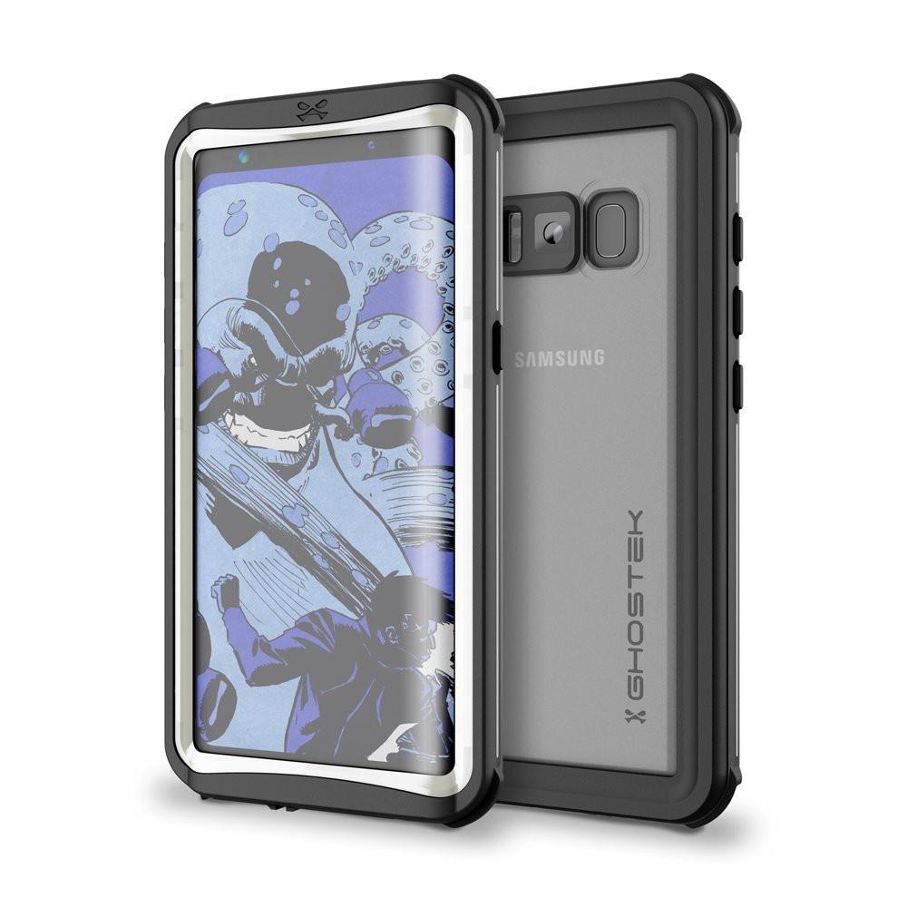 Capa à prova d'água para Galaxy S8, Série Náutica Ghostek (Branco) | Proteção Slim de corpo inteiro subaquática