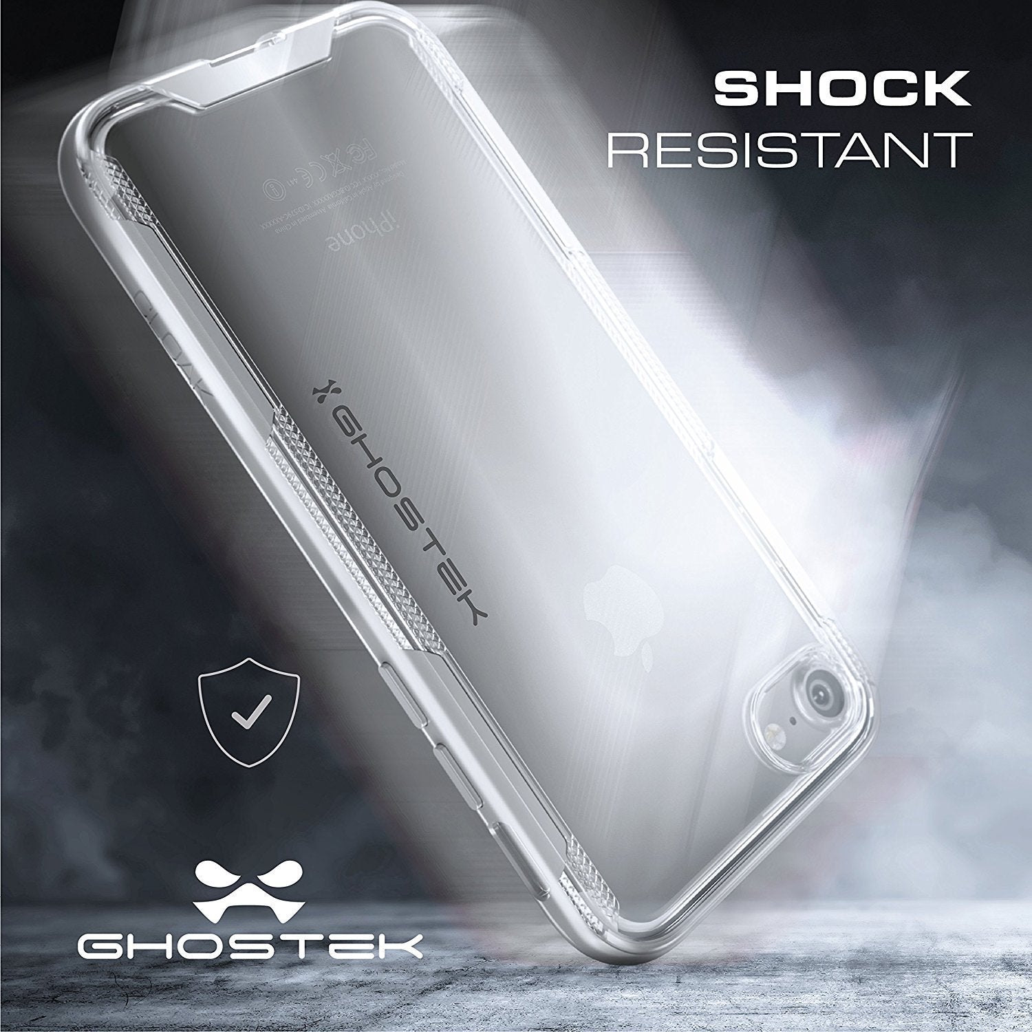 iPhone 8 Case, Ghostek Cloak 3 Series Case for iPhone 8 Case Clear Protective Case [GOLD] 