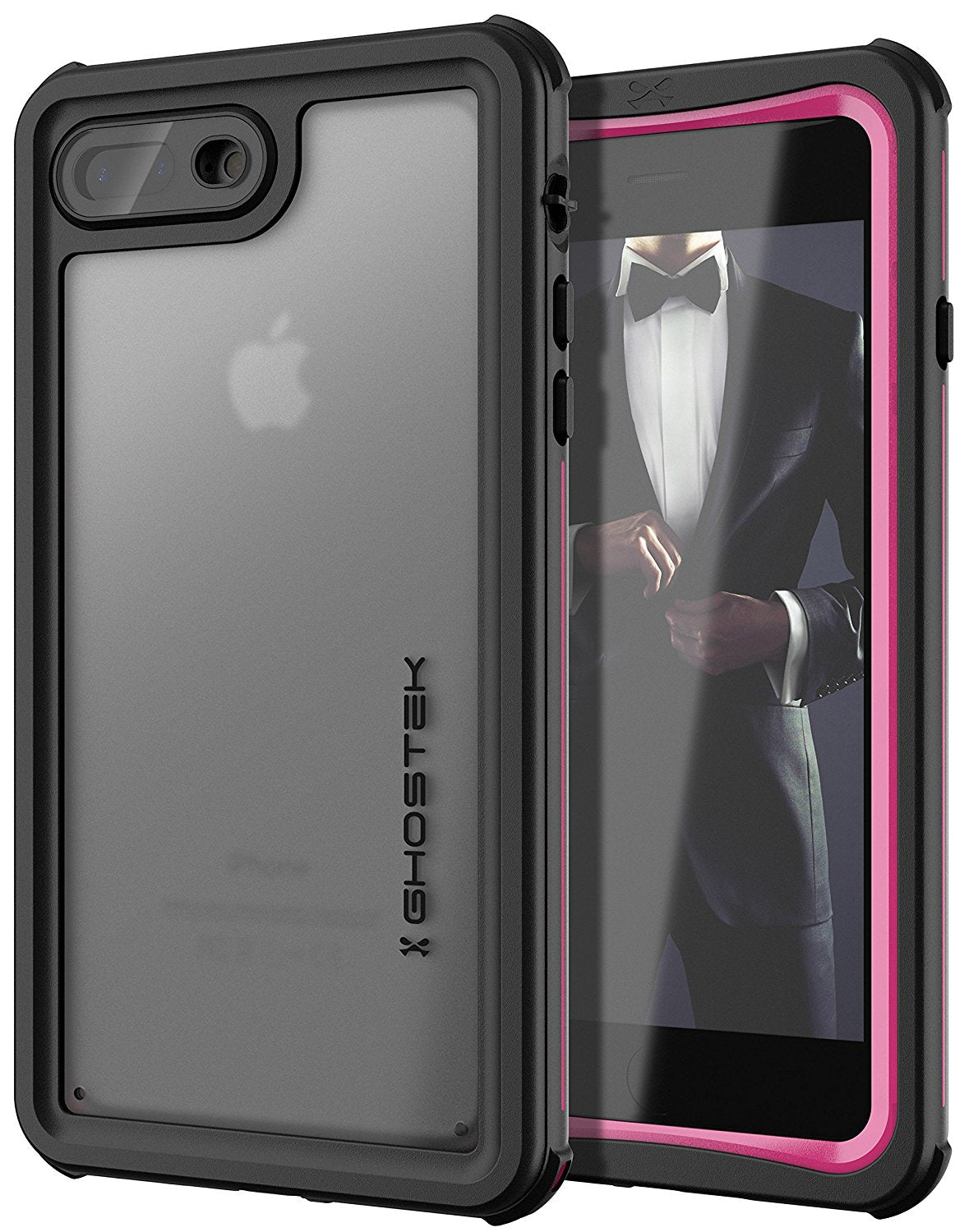 Capa para iPhone 7+ Plus, Ghostek® Série Náutica para iPhone 7+ Plus, Capa Resistente e Resistente | Cor-de-rosa
