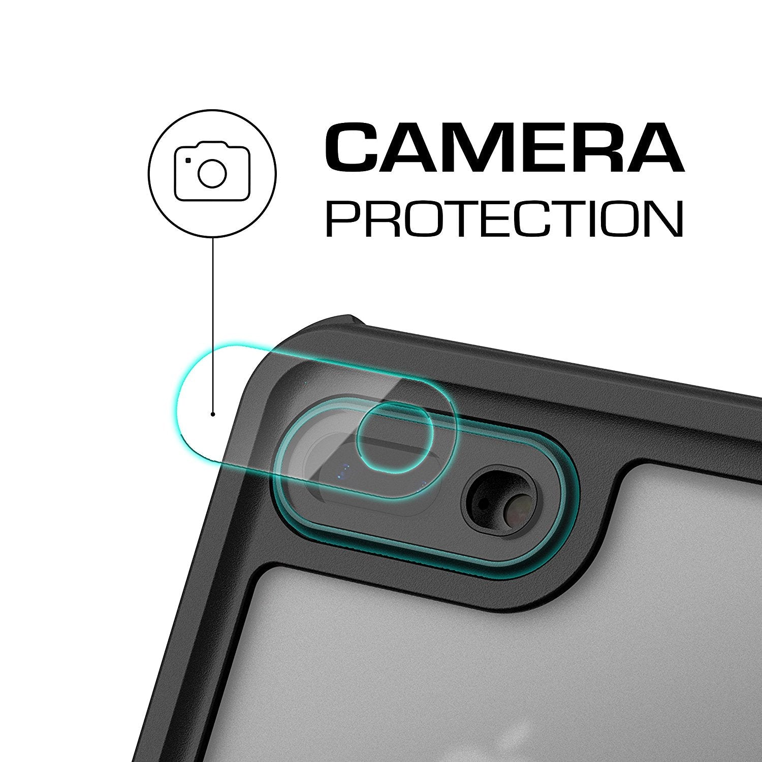 Capa iPhone 7+ Plus, Ghostek® Série Náutica  para iPhone 7+ Plus, Capa Resistente e Resistente em Vermelho