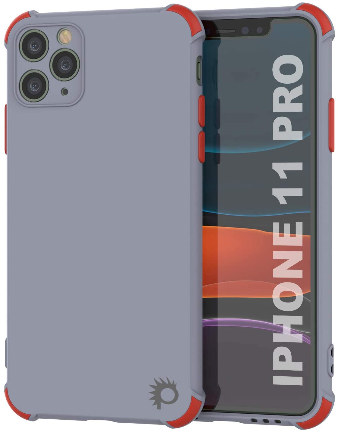 Capa protetora e leve de TPU Punkcase [Série Sunshine] para iPhone 11 Pro [Cinza]