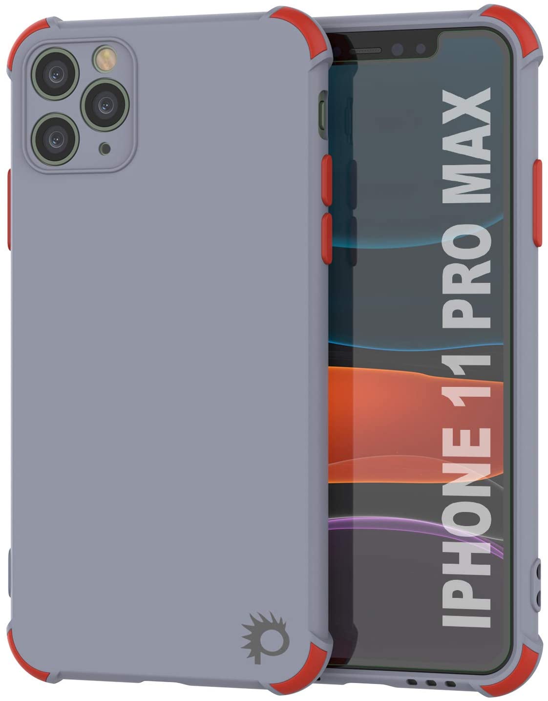 Capa de TPU leve e protetora Punkcase [Série Sunshine] para iPhone 11 Pro Max [Cinza]