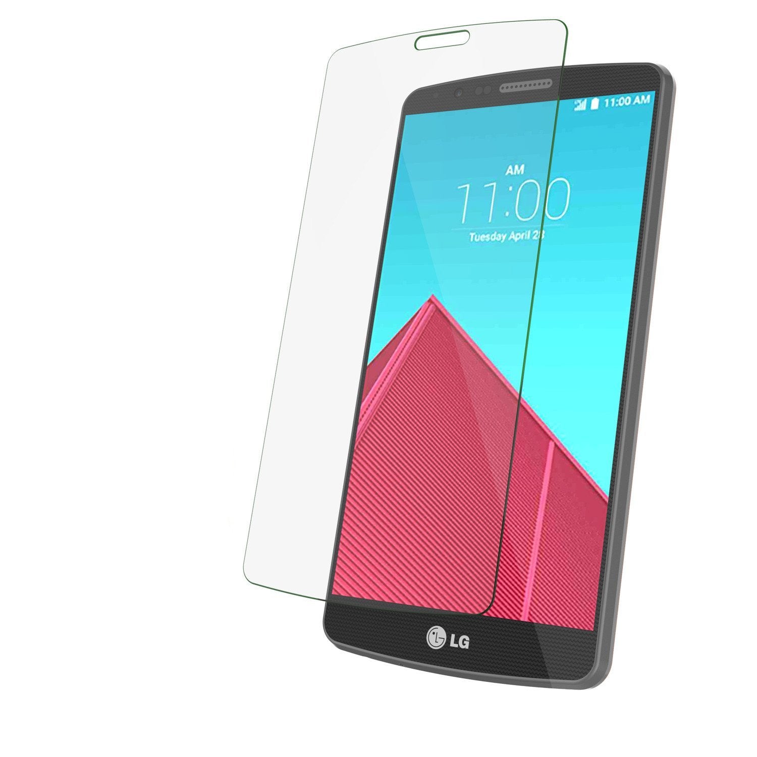 LG G4 Punkcase Glass SHIELD Tempered Glass Screen Protector 0.33mm Thick 9H Glass