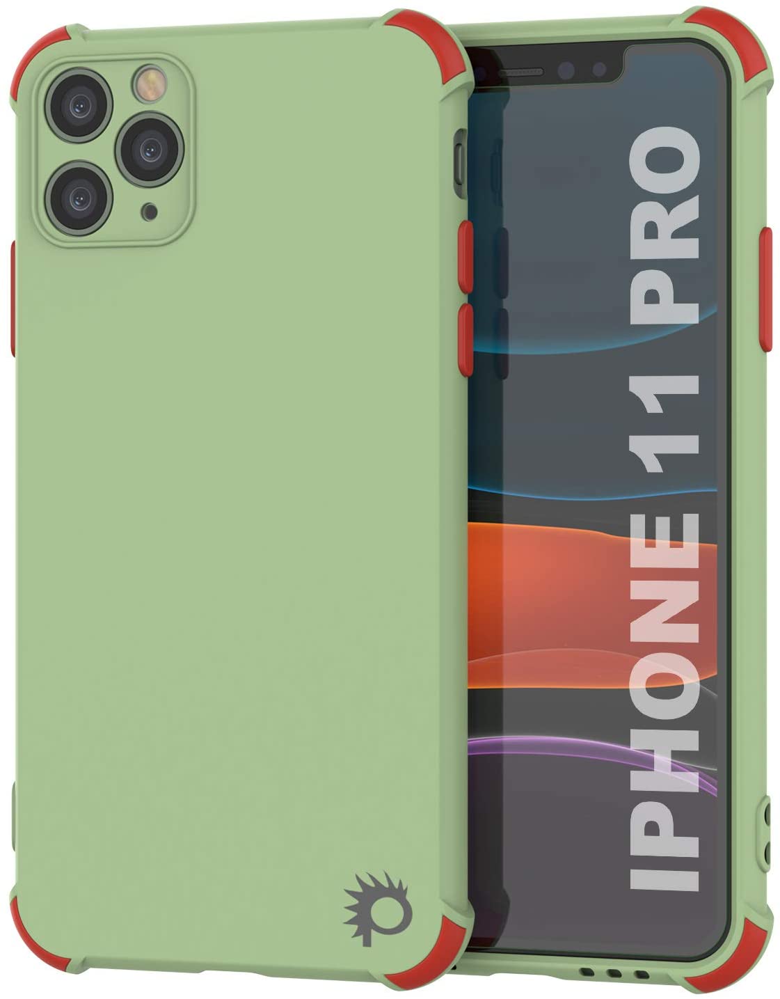 Capa TPU leve e protetora da Punkcase [Série Sunshine] para iPhone 11 Pro [Verde Claro]