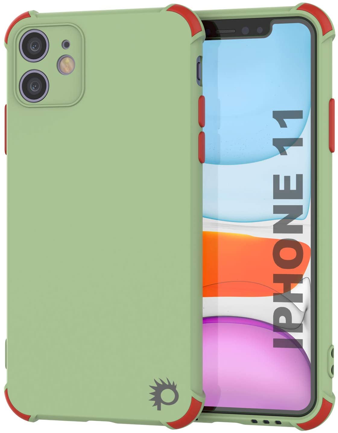 Capa protetora e leve de TPU Punkcase [Série Sunshine] para iPhone 11 [Verde Claro]